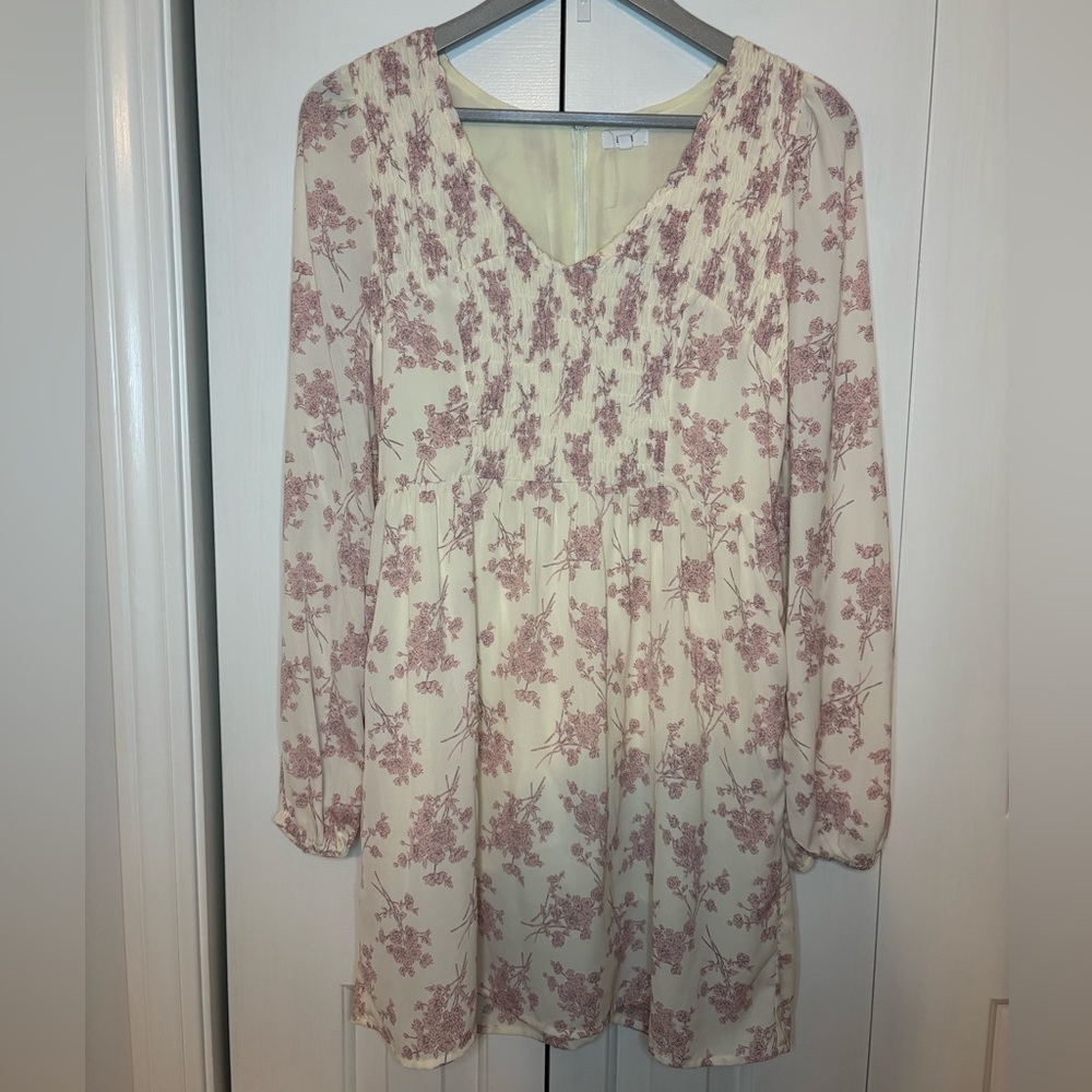Floral Long Sleeve Dress